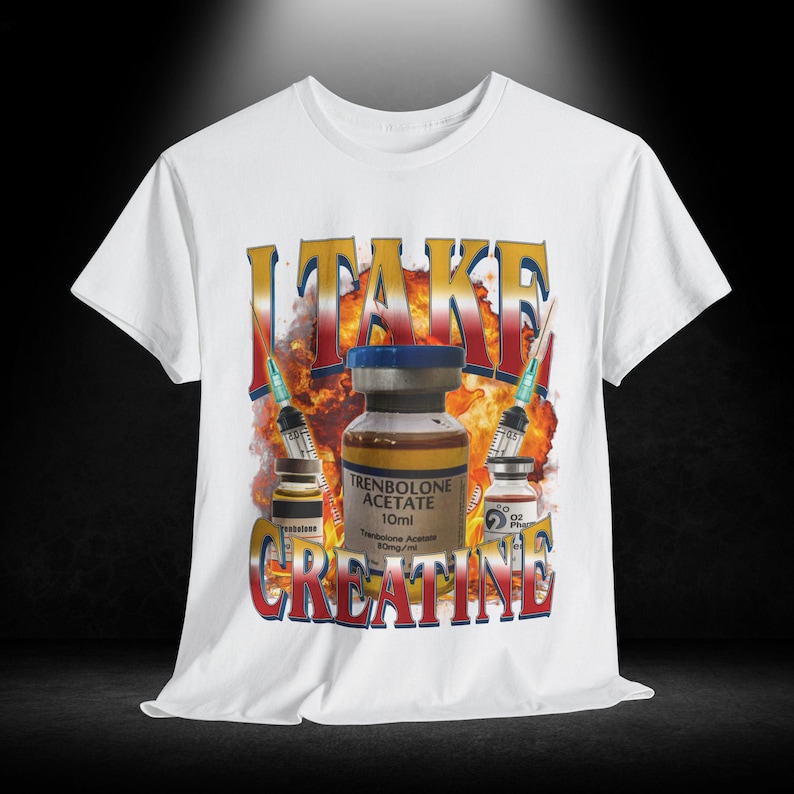 I Take Creatine Unisex Tee, Funny Gym Meme Tshirt, Steroid Out of Pocket, Workout Shirt, Fitness Apparel, Exercise Top, Bodybuilding