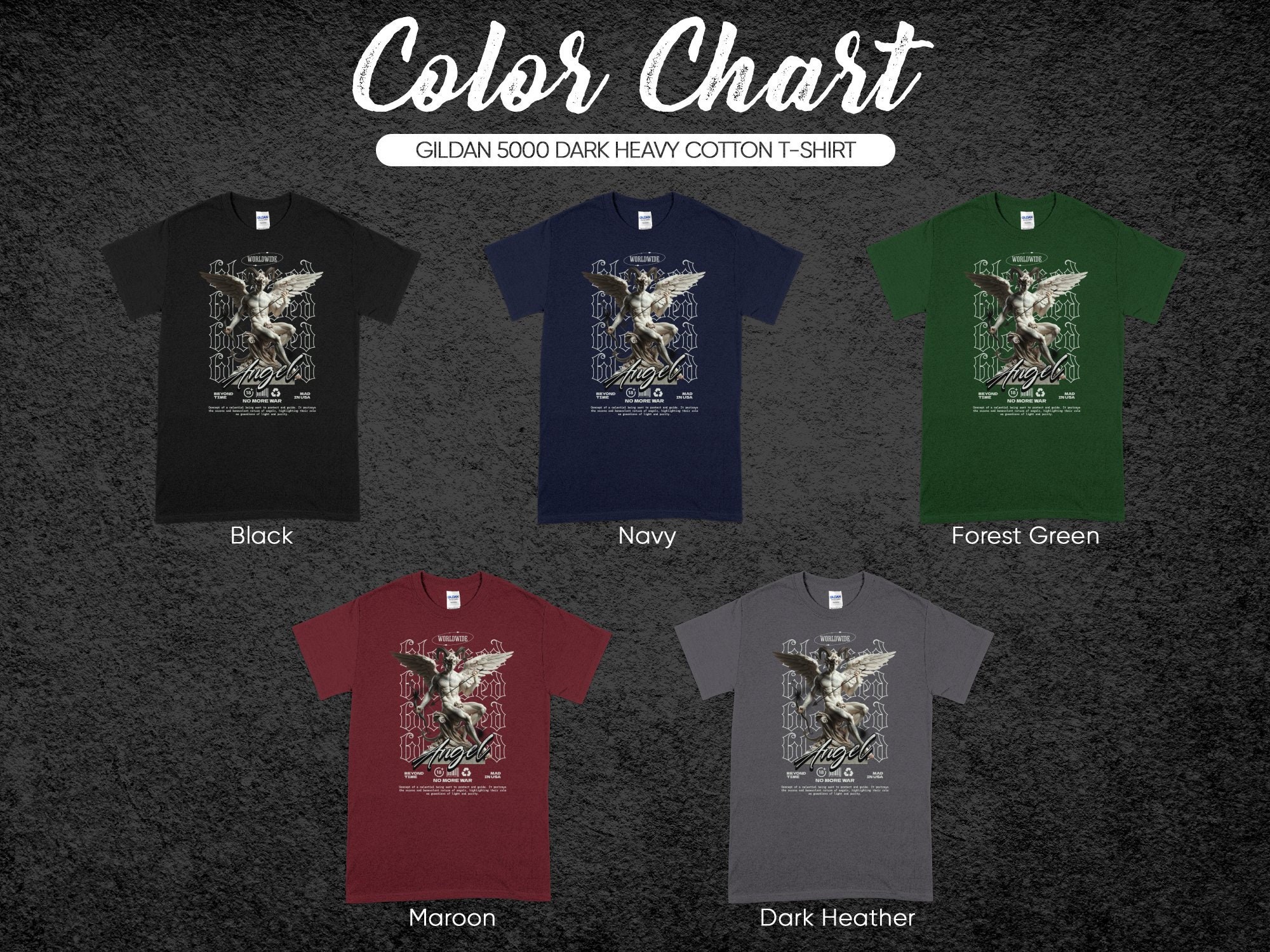 MOREJUDE★Jude angel t-shirt deep gray Designer fashion, Seoul-fully created | W Concept