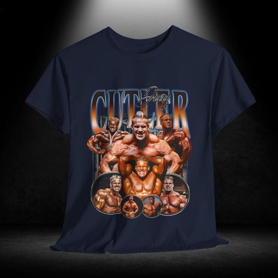 Muscle Tee Shirt: Vintage Jay Cutler Bodybuilding - Casual Gym