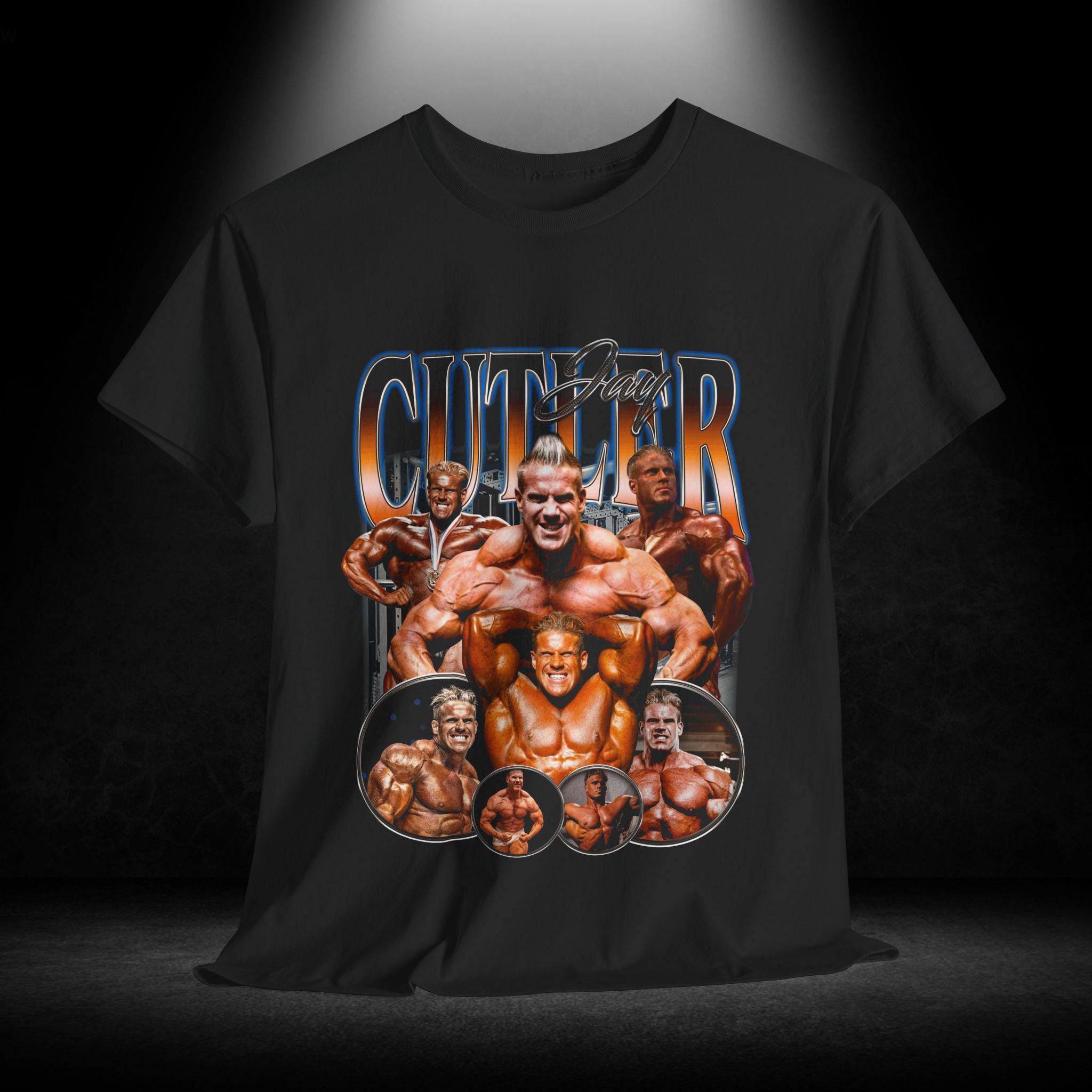 Muscle Tee Shirt: Vintage Jay Cutler Bodybuilding - Casual Gym
