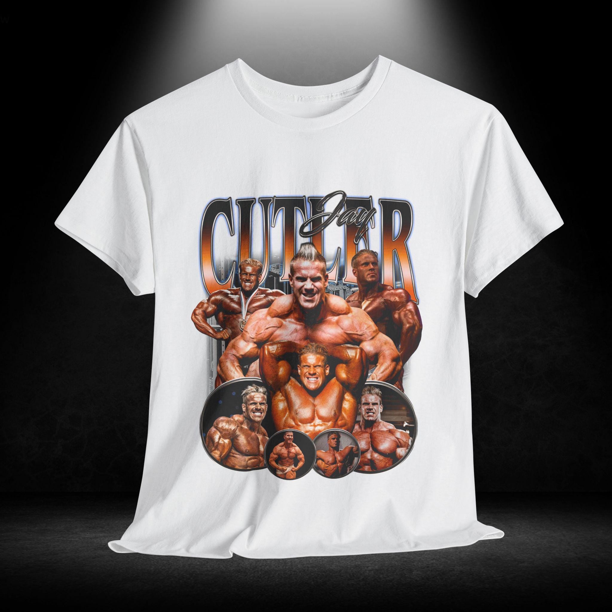 Muscle Tee Shirt: Vintage Jay Cutler Bodybuilding - Casual Gym