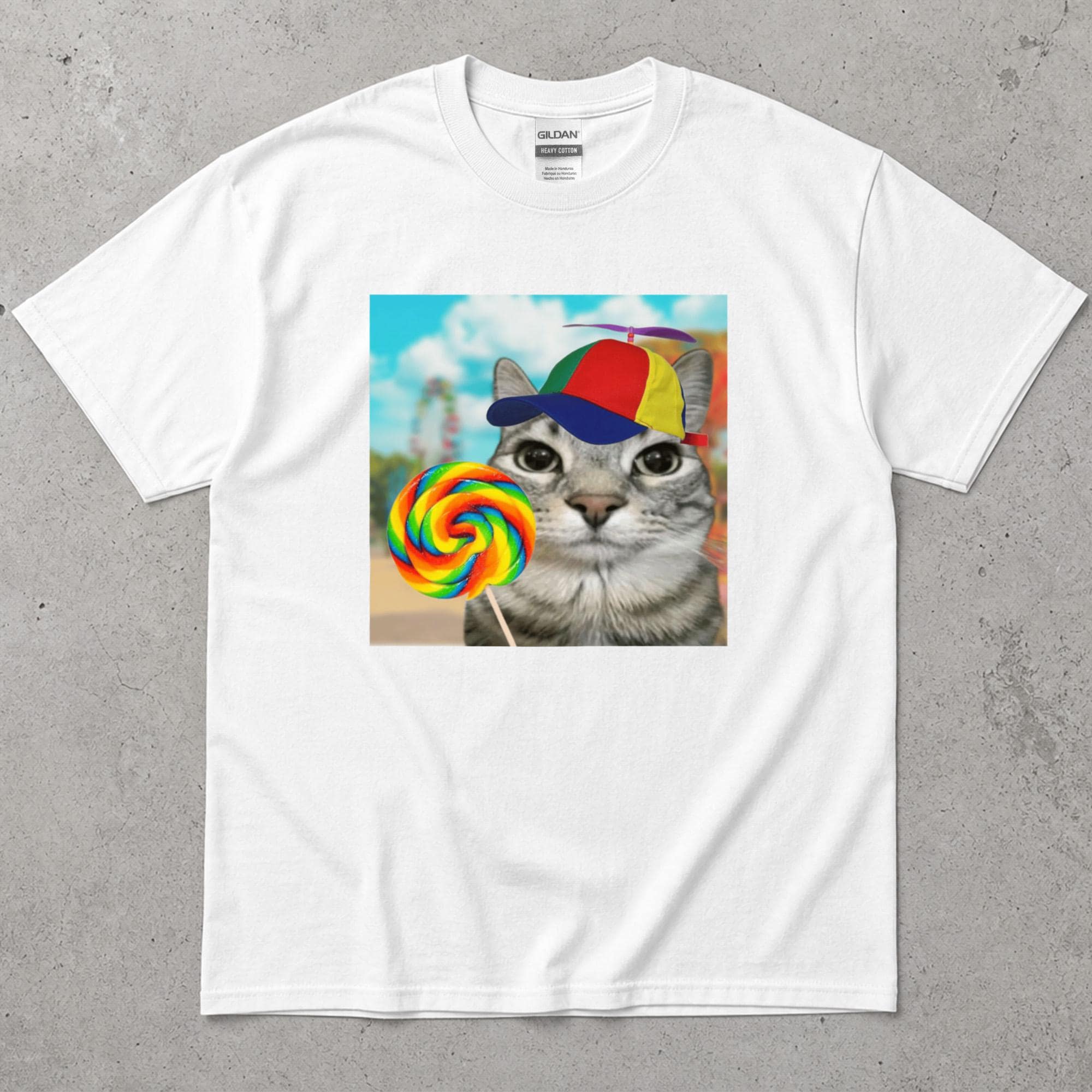 Happy Cat Dreamcore T-shirt, Funny Cats Shirt, Brainrot Meme Tee, Silly ...
