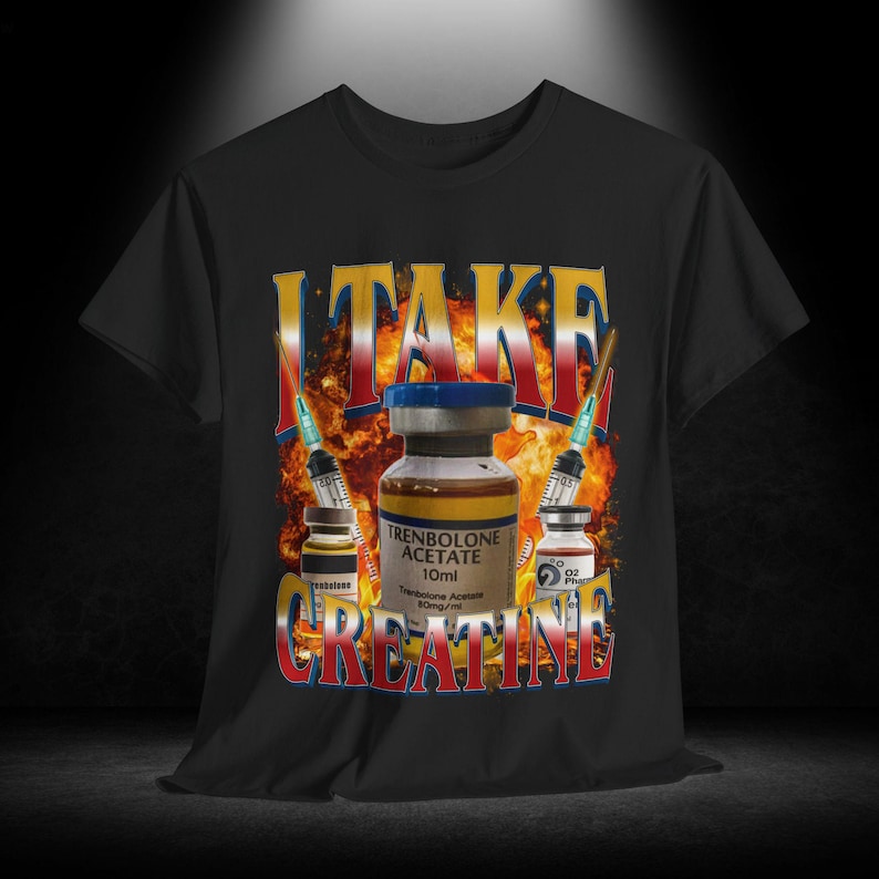 I Take Creatine Unisex Tee, Funny Gym Meme Tshirt, Steroid Out of Pocket, Workout Shirt, Fitness Apparel, Exercise Top, Bodybuilding