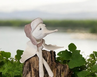 SANDHILL CRANE - Organic Animal Doll