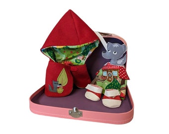 BOUTIQUE SUITCASE - Little Red Riding Hood outfit set for your 15’’ tall Viola Studio Doll