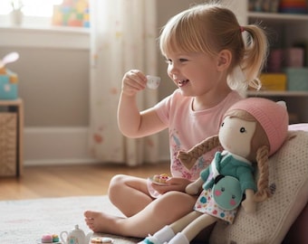 STUDIO DOLL -  Handcrafted Viola Studio Girl Doll