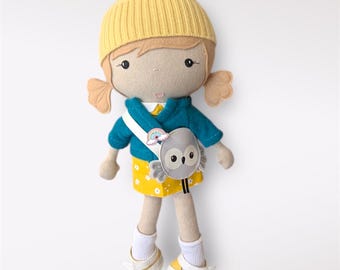 STUDIO DOLL -  Handcrafted Viola Studio Girl Doll