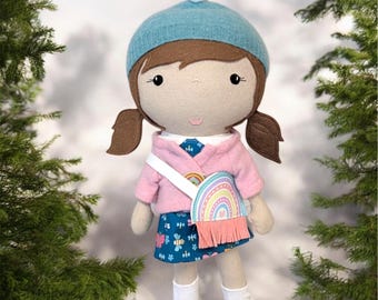 STUDIO DOLL -  Handcrafted Viola Studio Girl Doll