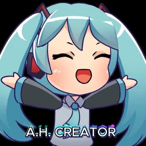 Animated Twitch Emote » &#39;&#39;MikuSpin&#39;&#39; » Emotes for Twitch | Vocaloid Emotes, Funny Emotes, Spining Emotes, Anime Emotes | Instant Download