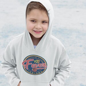 Caitlin Clark Indiana Fever Youth Hoodie | #22 Special Edition WNBA Fan Apparel | Kids Fever Hoodie