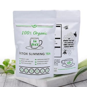 MONEY BACK GUARENTEE!  14 days 2 in 1 Organic Transformative Tea + Detox Tea