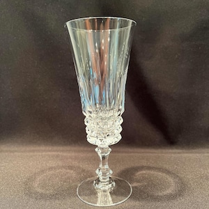 Cristal D&#39;Arques **SET OF 4** - Tuileries Villandry Fluted Champagne Glasses