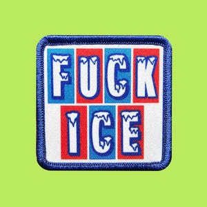 F ICE Morale Patch Hook and Loop 2x2 Inches