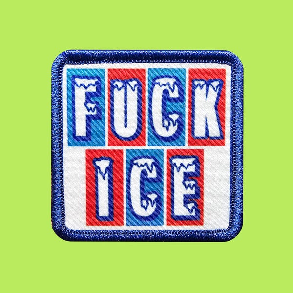 F ICE Morale Patch Hook and Loop 2x2 Inches