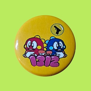Bubble Bobble 1312 ACAB 1 Inch or 1.25 Inch Pinback Button