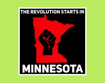 Revolution Minnesota 4 Inch Sticker Vinyl