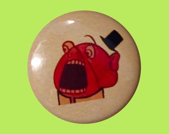 Porky the Capitalist Scream 1 Inch or 1.25 Inch Pinback Button