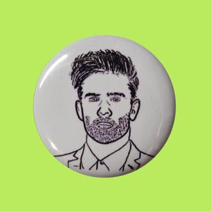 Hasan Piker Hasanabi Minimalist 1 Inch or 1.25 Inch Pinback Button
