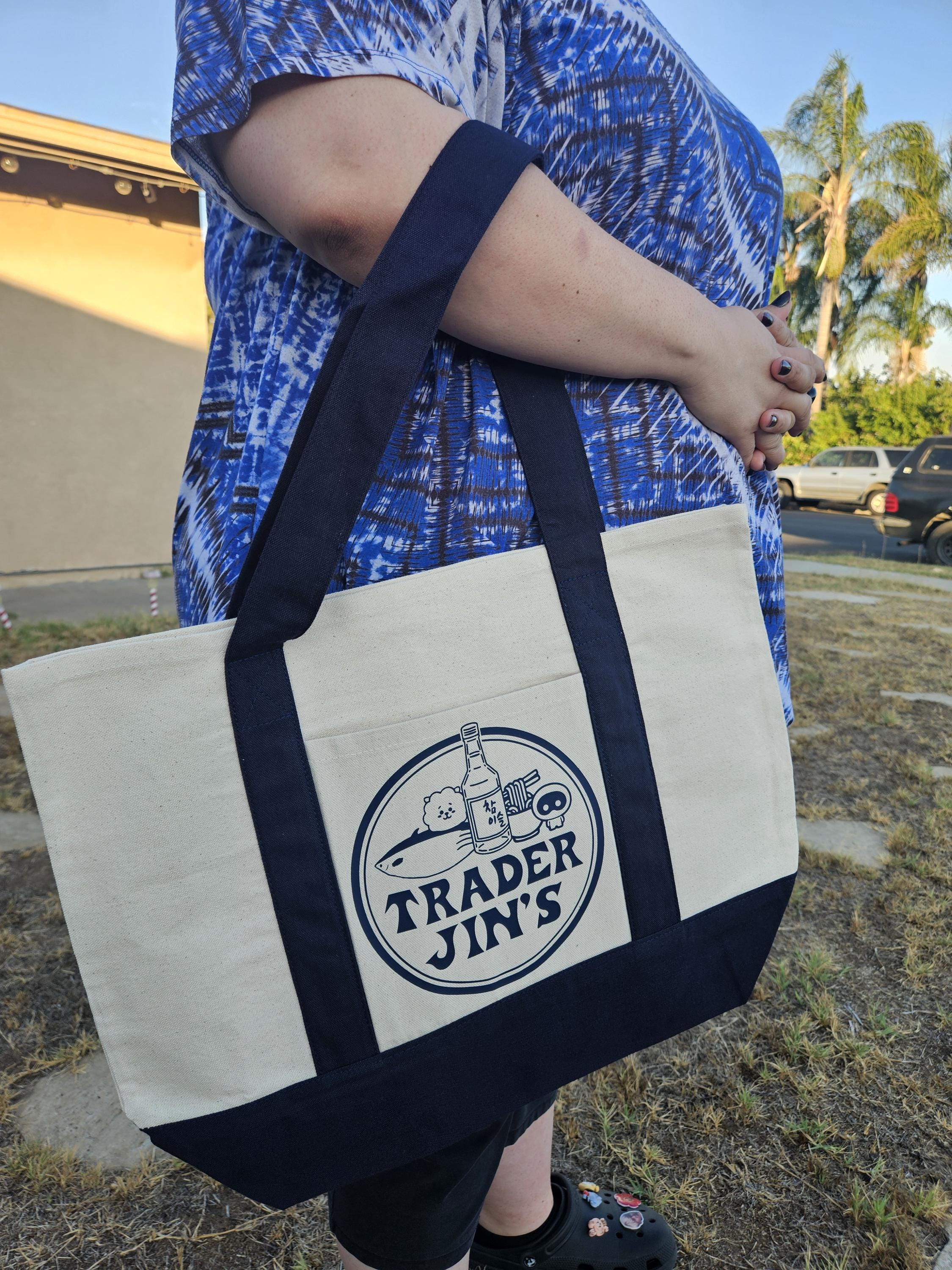 BTS Trader Jin's Tote Bag - Etsy