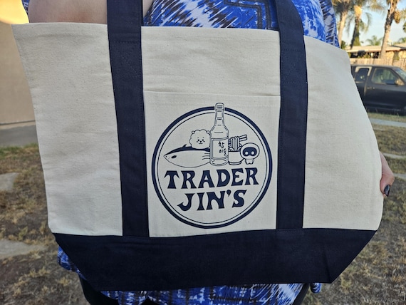 BTS Trader Jin's Tote Bag - Etsy