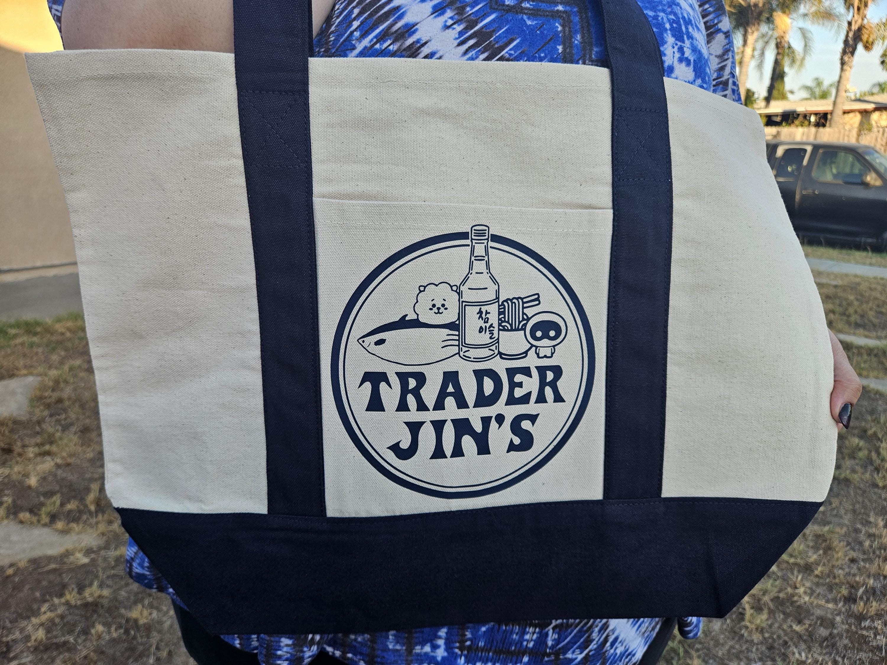 BTS ジン　BIG TOTE BAG おまけ５点付き★ BTS ジン BIG TOTE BAG おまけ5点付き☆