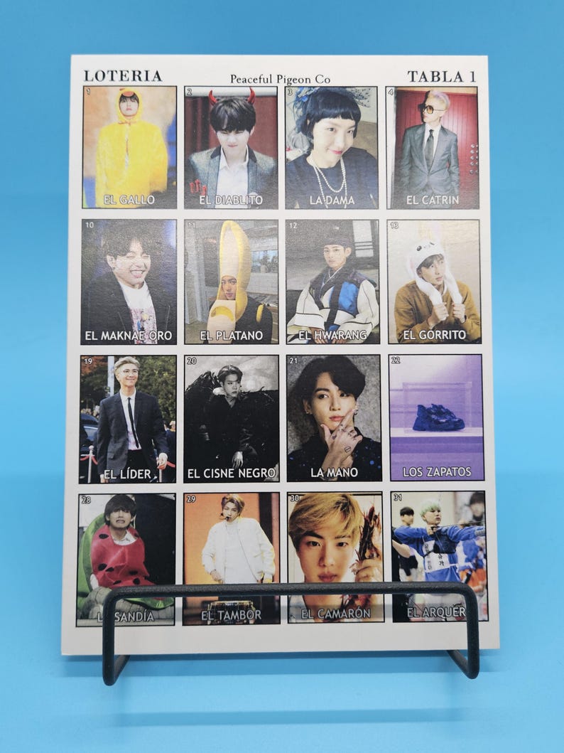 Bts Loteria Etsy