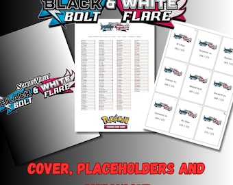 pokemon black and white booster box card list Pokemon TCG: Black Bolt Booster Bundle & White Flare Booster Bundle & –  GuuBuu Hobby main image 1