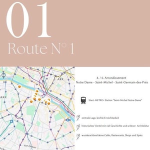Paris Walking Tour Nr. 1 – Google Maps-Liste für eine unvergessliche Erkundungstour