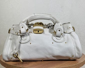 Vintage Y2k Early 2000s Chloe Paddington Satchel Leather