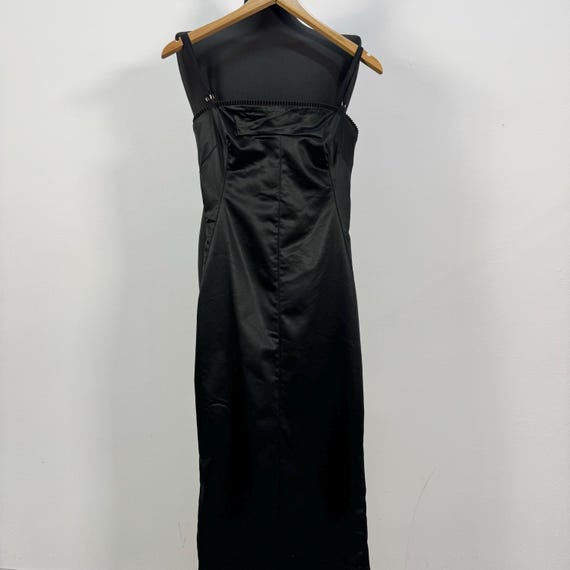 vintage dolce and gabbana black dress Vintage D&G Black Lace Bodycon Slip Dress Size M main image 1