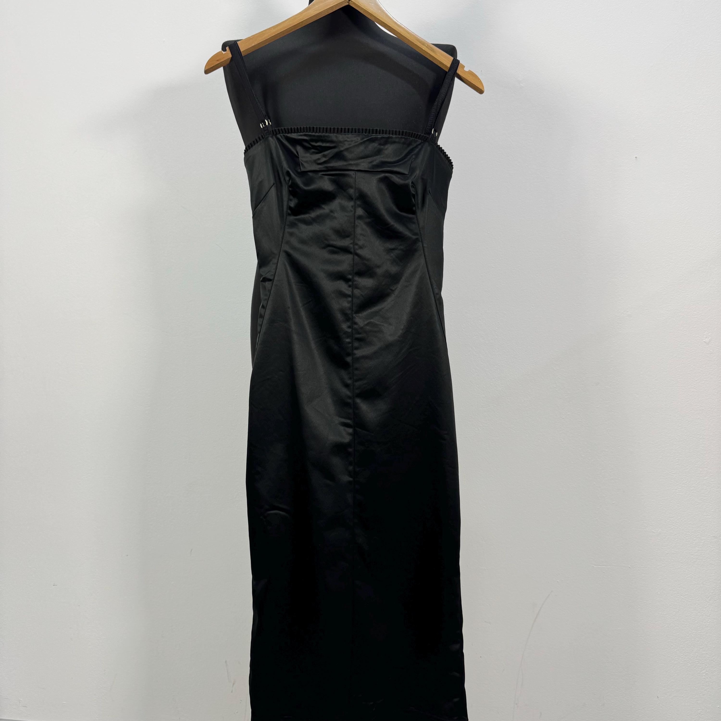 cute black dresses plus size Dolce & Gabbana Black Floral Print Silk Dress sz 4 l Michael's Luxury  Consignment – Michael's Consignment NYC main image 0
