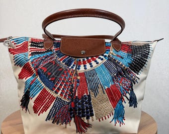 Longchamp art Nylon Bag