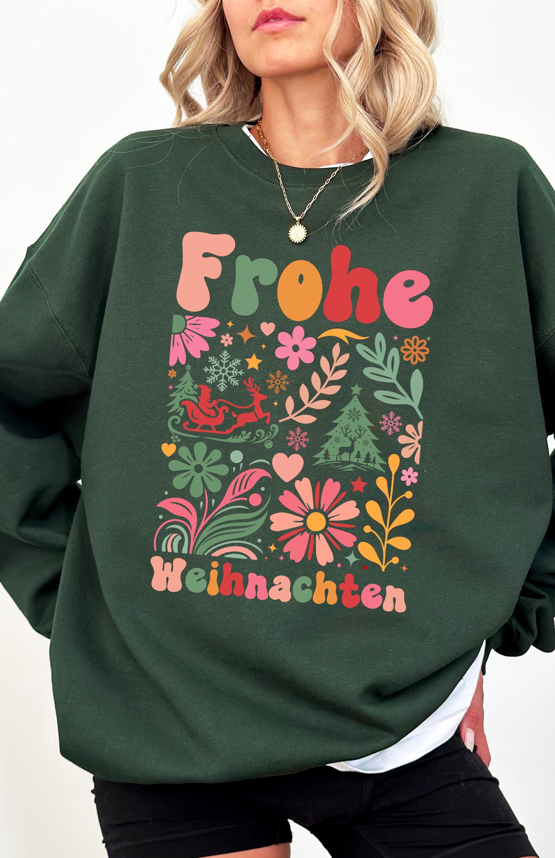 Manguun Weihnachtspullover Damen Manguun Kids Mädchen Pullover