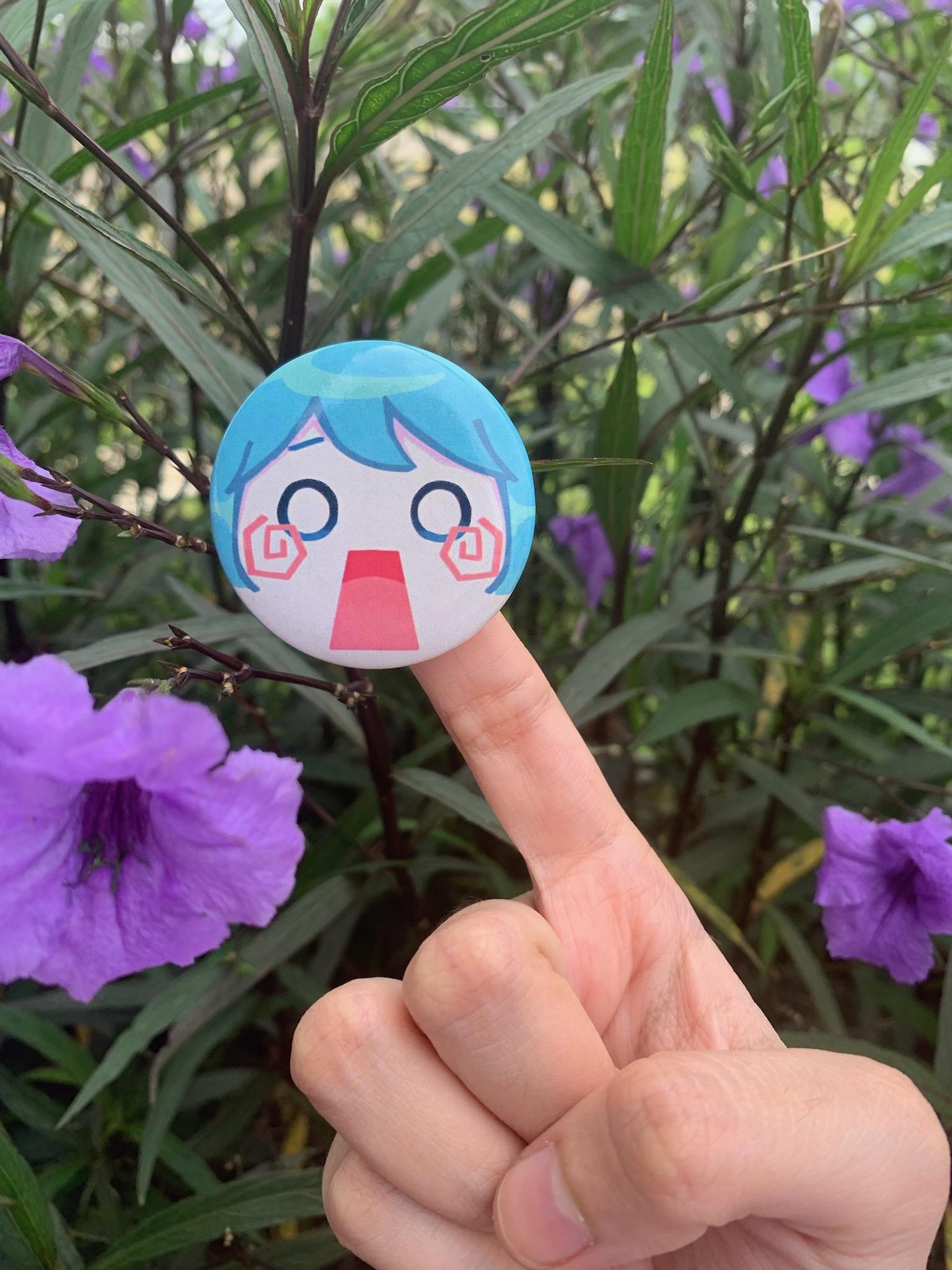 VOCALOID: Hatsune Miku | Ievan Polkka Button Pin