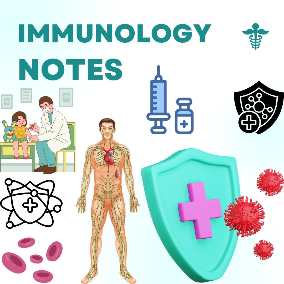 Immunology Study Notes | Nursing School Notes | Immunology Bundle | Immunology Ultimate Notes |