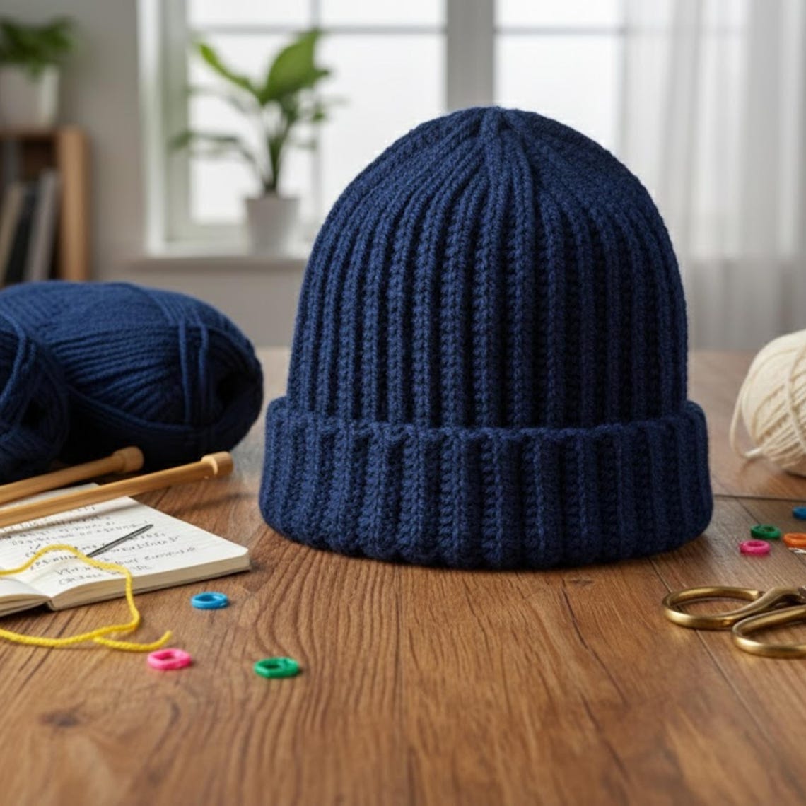 Easy Crochet Ribbed Beanie Pattern PDF & Video Tutorial | Crochet Hat ...