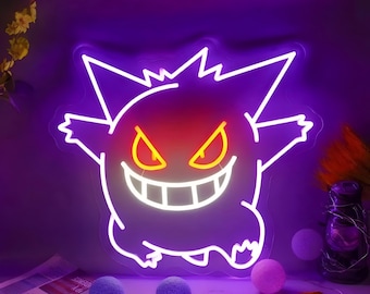 Anime Character Neon Sign For Wall Decor | Cartoon Neon Sign | Custom Neon Sign | Led Neon Sign | Neon Wall Sign | Led Sign | Neon Light