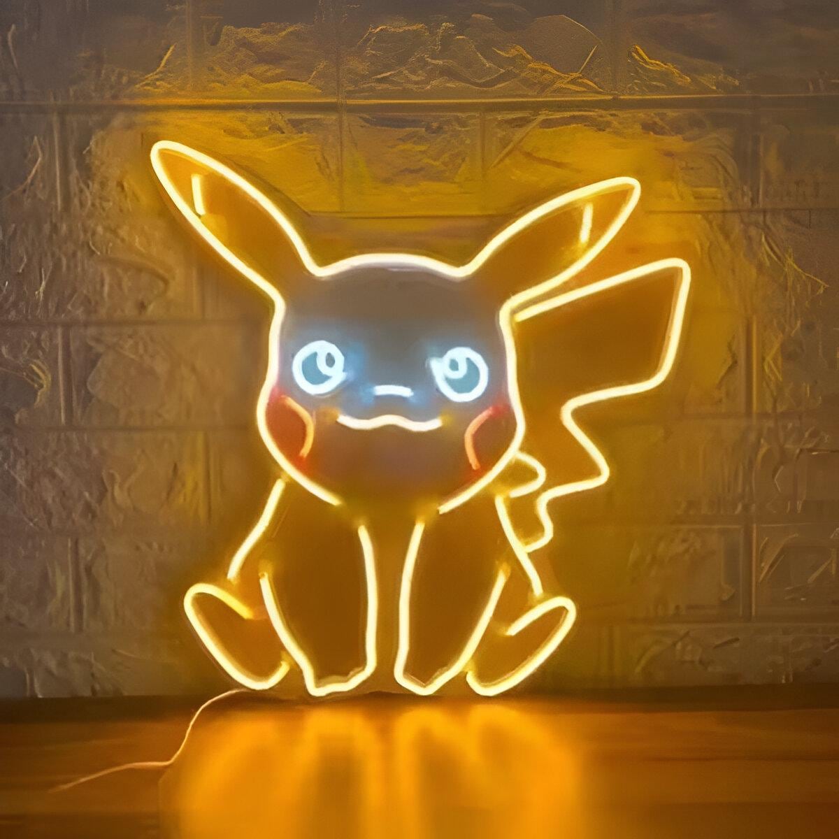Pikachu led neon - Etsy 日本