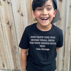 Blink182 Youth Sized T-shirt, Tom DeLonge Tee, I Miss You by Blink182 Shirt, Punk Rock Tee, Children&#39;s Pop Punk Top, Rockabilly Clothing