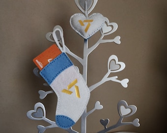 Seventeen Stocking/Gift Card Holder or Ornament