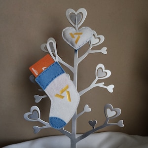 Seventeen Strumpf/Geschenkkartenhalter oder Ornament