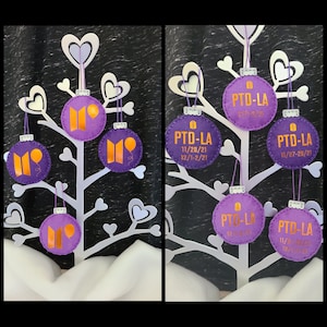 Permission to Dance - LA Concert BTS Ornament (can be customized for Las Vegas or Seoul too!)