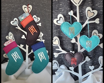 Monsta X Stocking/Ornament Gift Card Holder