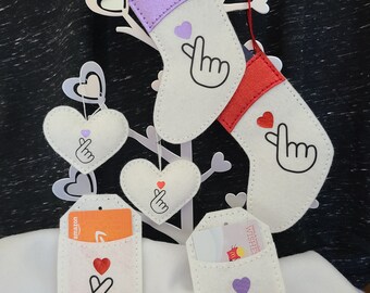 Kpop Stocking/Ornament Gift Card Holder