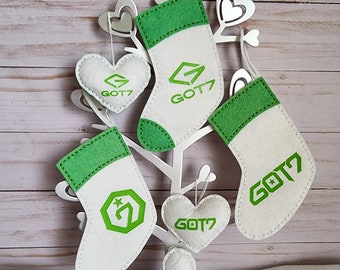 NEW LOGO Got7 Stocking/Ornament Gift Card Holder