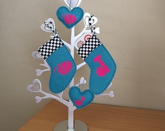 Jack in the Box Stocking/Heart Ornament
