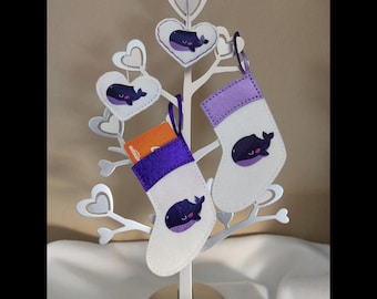 BTS Whale Stocking/Ornament Gift Card Holder(s)