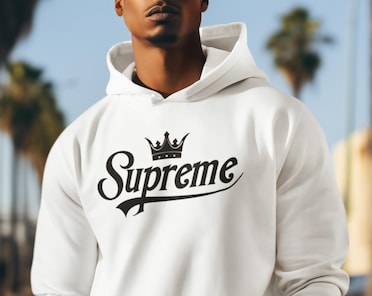 Supreme hoodie etsy outlet