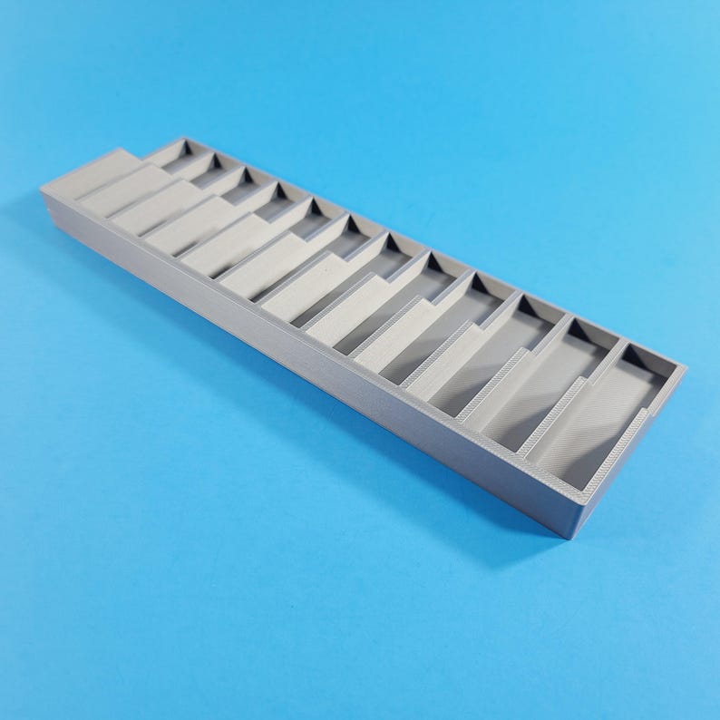 Retro Cassette Tape Storage Rack – 3d-printed Organizer, Holds 12 Tapes ...
