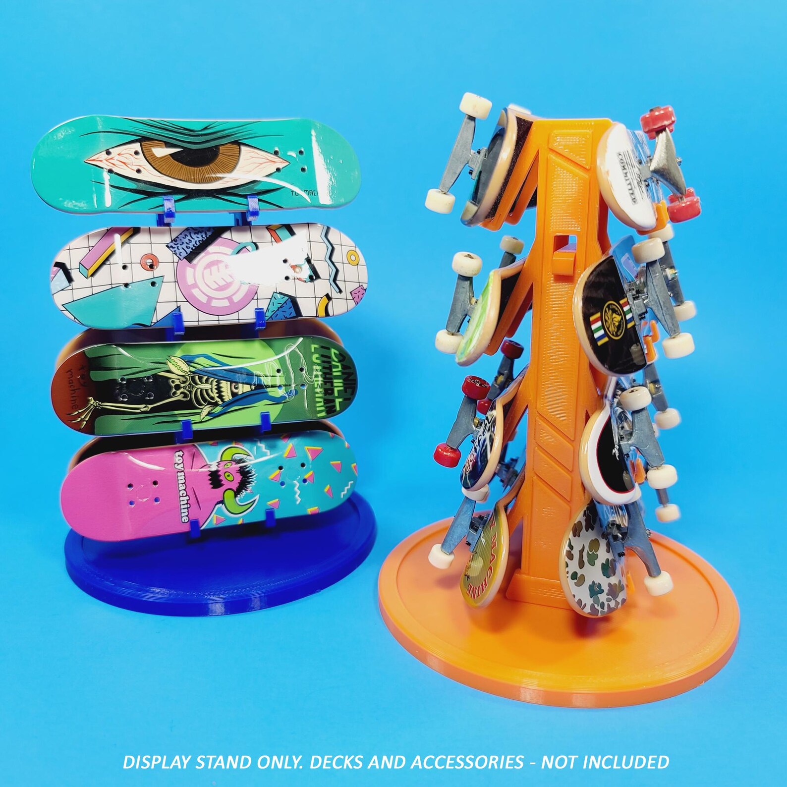 Display Stand Rack for Tech Deck Fingerboards Skateboards / 3D Printed ...
